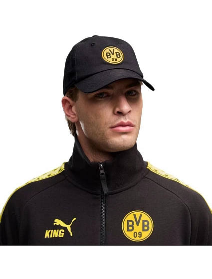 Kšiltovka Puma BVB Ess, černá, 27534 01 Kšiltovka Puma BVB Ess, černá, 27534 01