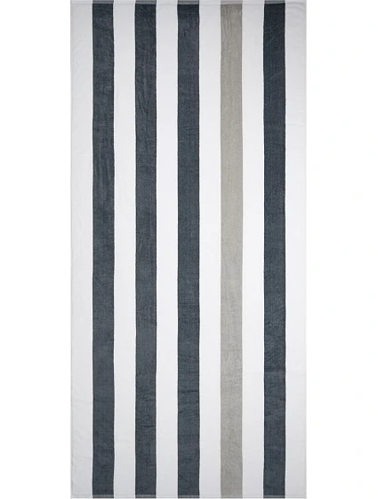 The One Towelling Towel Stripe Plážový ručník "Stripe" 48.1056 anthracite/light grey The One Towelling Towel Stripe Plážový ručník "Stripe" 48.1056 anthracite/light grey