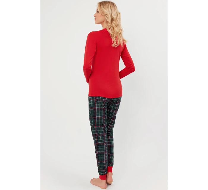 Italian Fashion Foggia long length sp. barva:červená/potisk Italian Fashion Foggia long length sp. barva:červená/potisk