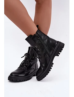 Dámské kožené workery s černé model 22539674 - Boto