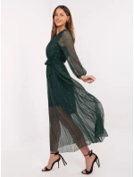 Sukienka IT SK model 21717753 ciemny zielony - FPrice Sukienka IT SK model 21717753 ciemny zielony - FPrice