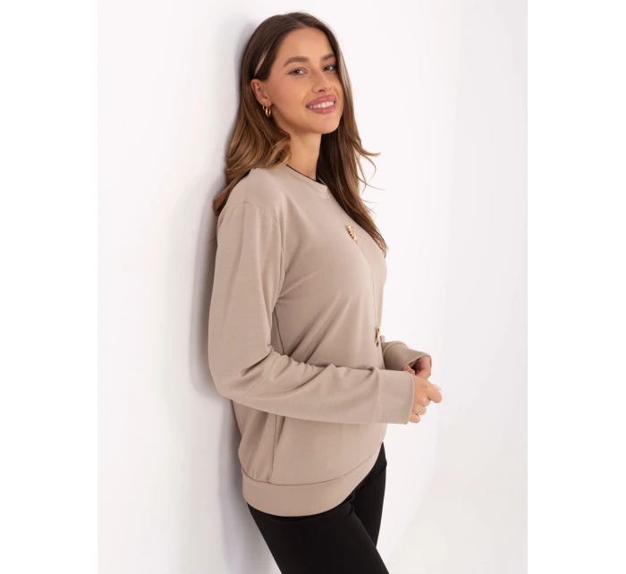 Bluza RV BL model 21717622 beżowy - FPrice Bluza RV BL model 21717622 beżowy - FPrice