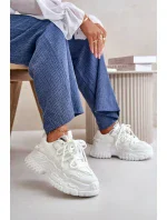 Dámské tenisky na masivní podrážce bílé Nevela Dámské tenisky na masivní podrážce bílé Nevela