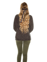 Trendy knit sweater with model 19587508 - Style fashion