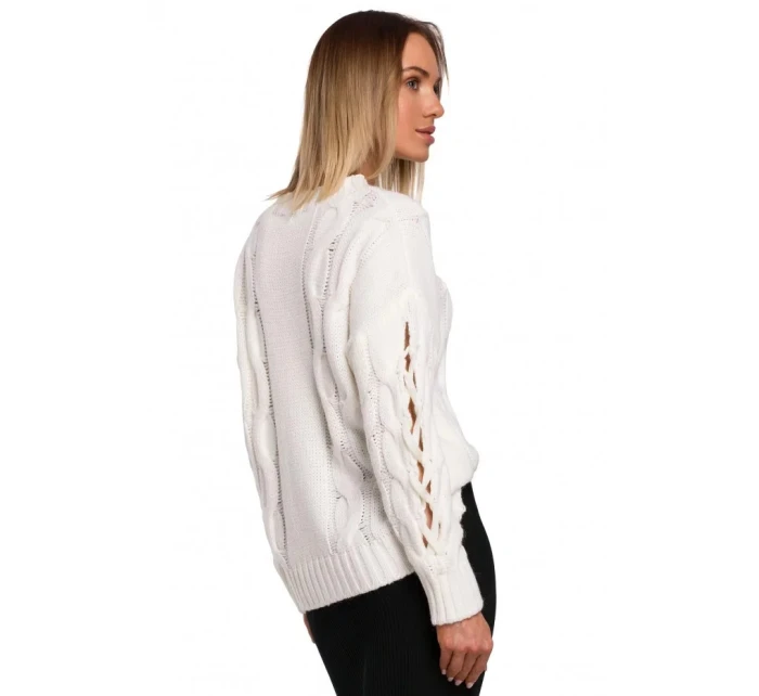 Dámský svetr M539  fuchsiový - Moe