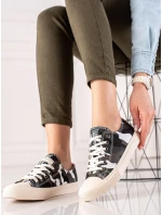 Výborné vícebarevné tenisky dámské bez podpatku Výborné vícebarevné tenisky dámské bez podpatku