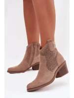 Boty na podpatku  model 224428 Step in style