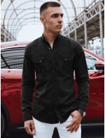 Pánská košile Jenille černá Dstreet DX2373