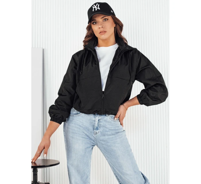 Dámská přechodná bunda s kapucí GRAUS černá FashionStreet TY4222