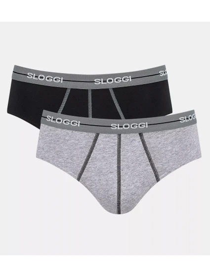 sloggi men Start Midi C2P box - GRAY - SLOGGI GRAY - SLOGGI