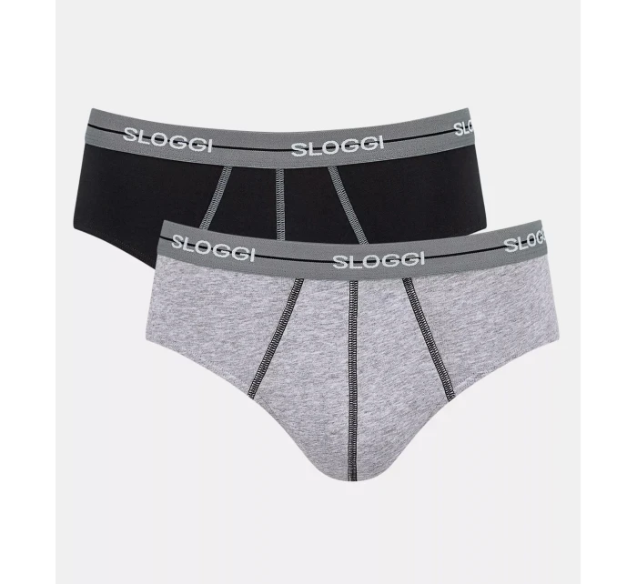 sloggi men Start Midi C2P box - GRAY - SLOGGI GRAY - SLOGGI