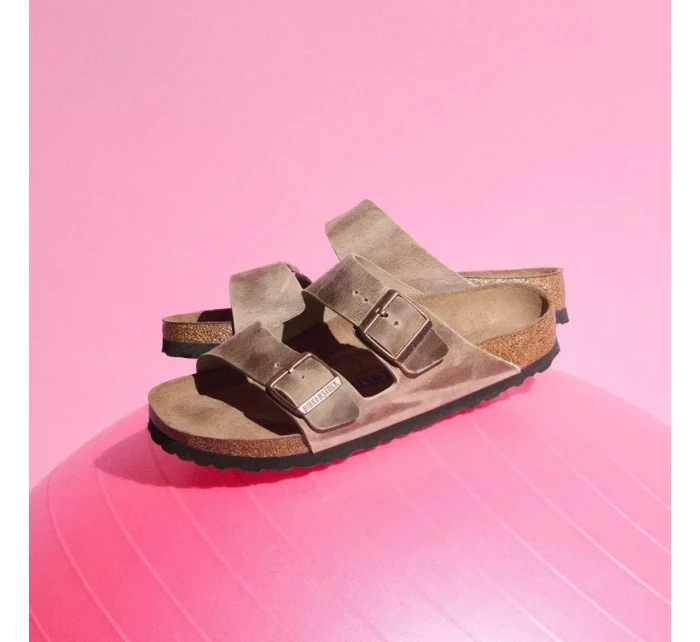 Birkenstock Arizona Soft Footbed Oiled Leather Tabacco Brown úzké žabky pro muže/dámy (0552813) Birkenstock Arizona Soft Footbed Oiled Leather Tabacco Brown úzké žabky pro muže/dámy (0552813)