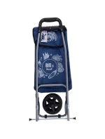 NÁKUPNÍ VOZÍK NA KOLEČKÁCH S RÁMEM 25L MODRÝ