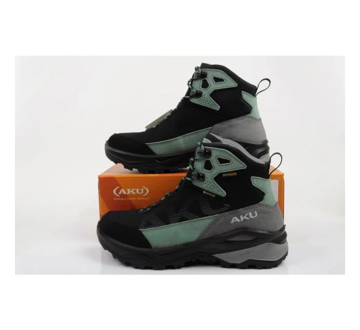 dámská trekingová sportovní obuv model 21948140 Goretex leather black green dámské - Aku