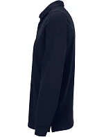 NEOBLU Owen LSL Men Pánské těžké piqué polo s dlouhým rukávem 24.4396 night blue