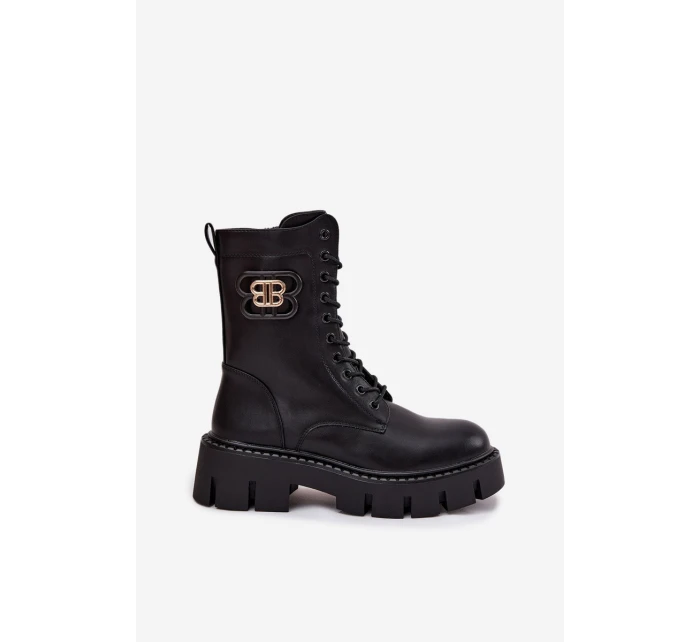 Zateplené workery dámské s ozdobou Černé model 21708949 - Boto Zateplené workery dámské s ozdobou Černé model 21708949 - Boto