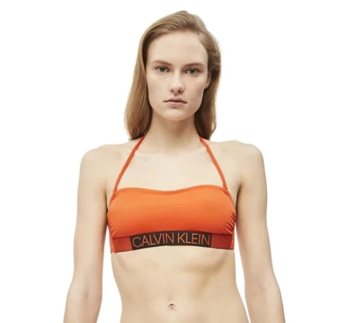Vrchní díl plavek model 7576615 oranžová - Calvin Klein