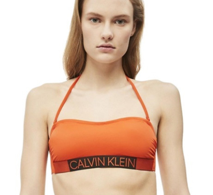 Vrchní díl plavek KW0KW00552-659 oranžová - Calvin Klein