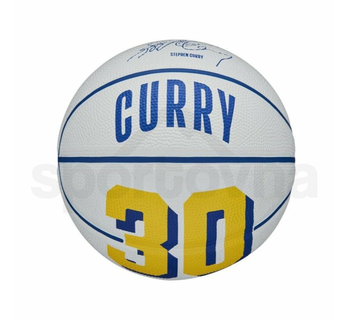 Basketbalový míč NBA Player Icon Stephen Curry Mini WZ4007401XB bílý - Wilson