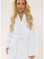 Dámský župan 709 model 20770373 Frotte bílý - De Lafense