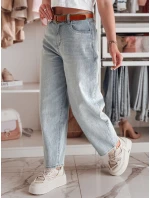 Dámské džínové kalhoty s páskem NEWFLOVER modré FashionStreet UY2435