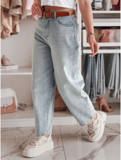 Dámské džínové kalhoty s páskem NEWFLOVER modré FashionStreet UY2435