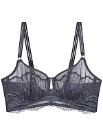 Dámská podprsenka Wild Peony Florale W01 - GRAY - šedá 00DK - TRIUMPH