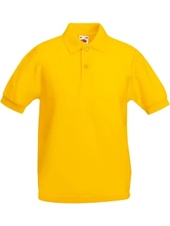 Kids 65/35 Polo Dětské piqué polo model 22419853 sunflower - Fruit of the Loom