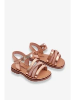 Dětské sandály s popruhy Růžové zlato Isla Dětské sandály s popruhy Růžové zlato Isla
