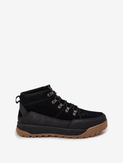 Semišové Pánské Turistické Boty Big Star SS174265 Černé