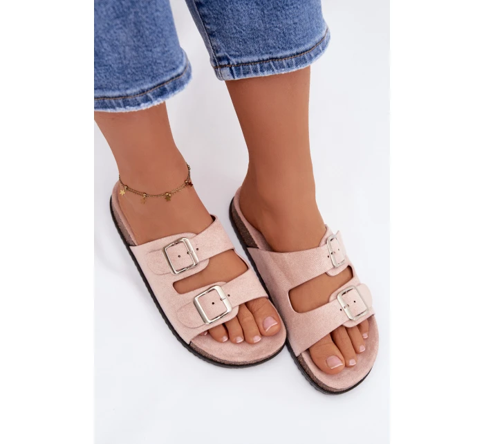 Dámské žabky Světle růžové model 21908455 - Boto