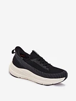 Pánské Sportovní Boty Textilní Slip-Ons Na Platformě Kobbo 102421 Černé