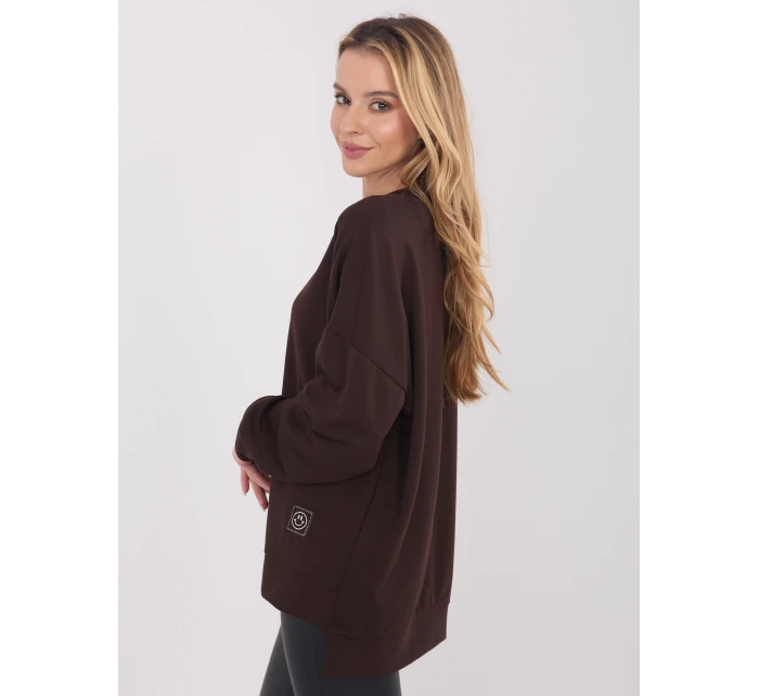 Bluza RV BL model 21834284 ciemny brązowy - FPrice