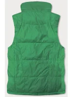 Oboustranná zelená dámská vesta model 18471314 - Miss TiTi Oboustranná zelená dámská vesta model 18471314 - Miss TiTi