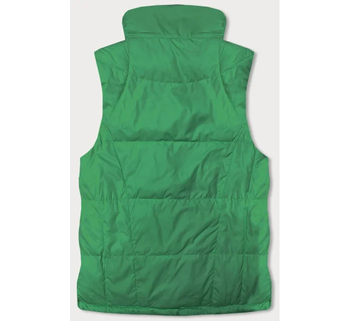 Oboustranná zelená dámská vesta model 18471314 - Miss TiTi Oboustranná zelená dámská vesta model 18471314 - Miss TiTi