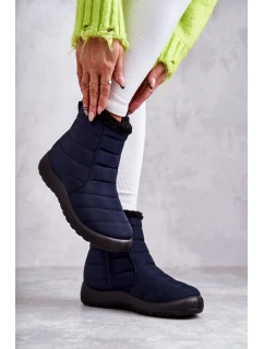 Dámské tmavě modré teplé sněhule model 21597977 - EVENTO