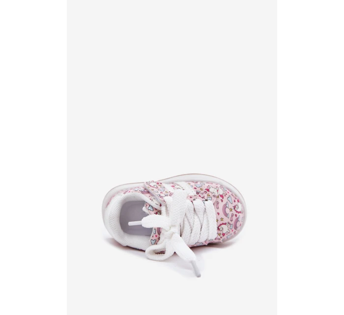 Dívčí Sportovní Boty S Motivem Jednorožce Růžové Ilana