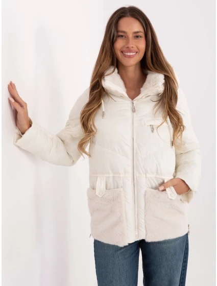 Kurtka MBM KR model 21717642 ecru - FPrice Kurtka MBM KR model 21717642 ecru - FPrice