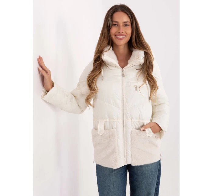 Kurtka MBM KR model 21717642 ecru - FPrice Kurtka MBM KR model 21717642 ecru - FPrice