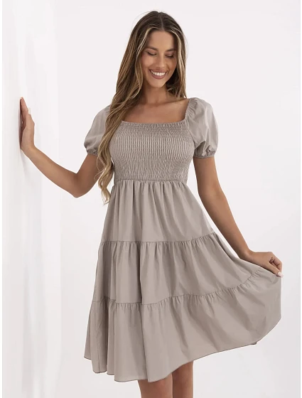 Sukienka MI SK model 21142145 ciemny bezowy - FPrice