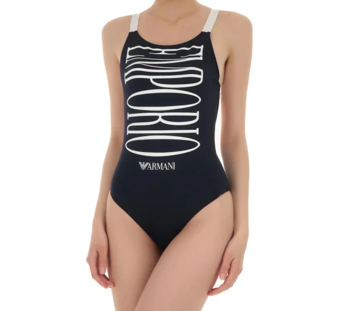 Dámské jednodílné plavky 262672 1P324 00135 námořnická modrá - Emporio Armani Dámské jednodílné plavky 262672 1P324 00135 námořnická modrá - Emporio Armani