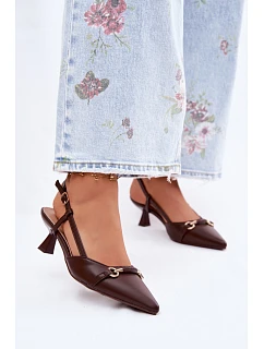 Sandály na podpatku  model 227446 Step in style