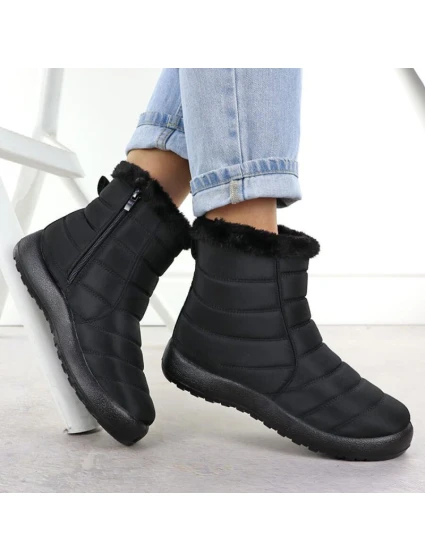 Dámské ploché zateplené sněhule černé model 21906469 - Potocki Dámské ploché zateplené sněhule černé model 21906469 - Potocki