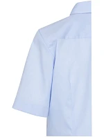 Blouse SSL Halenka s krátkým rukávem model 22501467 light blue - Seidensticker Blouse SSL Halenka s krátkým rukávem model 22501467 light blue - Seidensticker