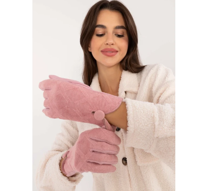 Rukavice AT RK model 20527623 světle růžové - FPrice