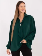 Bluzka IT BZ model 21768546 ciemny zielony - FPrice Bluzka IT BZ model 21768546 ciemny zielony - FPrice