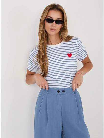 Tričko IT TS 22397.89 bílo-modré Tričko IT TS 22397.89 bílo-modré