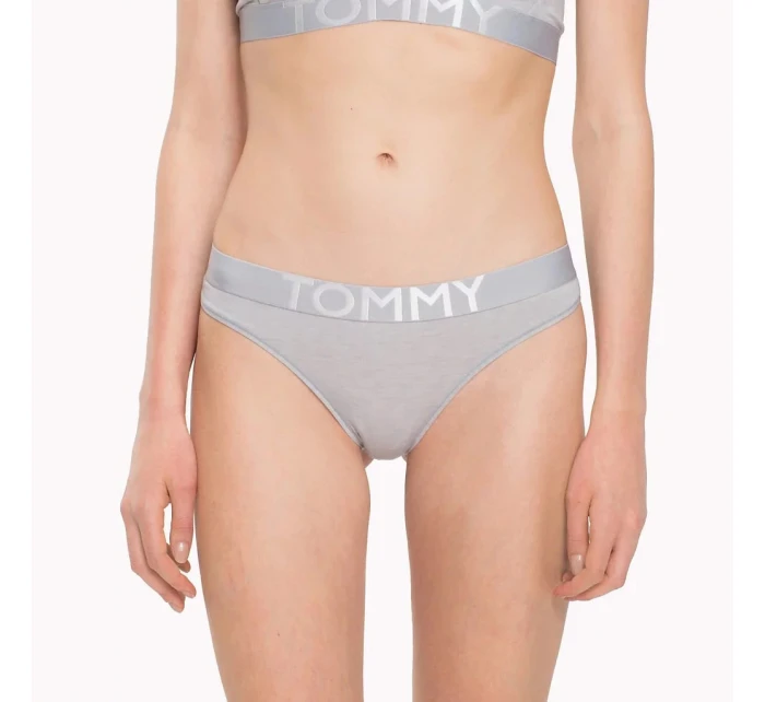 Tanga UW0UW01060-004 šedá - Tommy Hilfiger