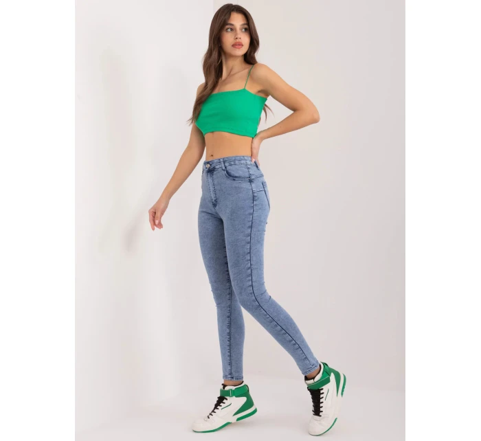 Dámské džínové kalhoty NM SP L12.14X Světle jeans modrá - FPrice