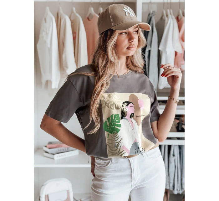 BRAVIS dámské tričko graphite FashionStreet RY2617